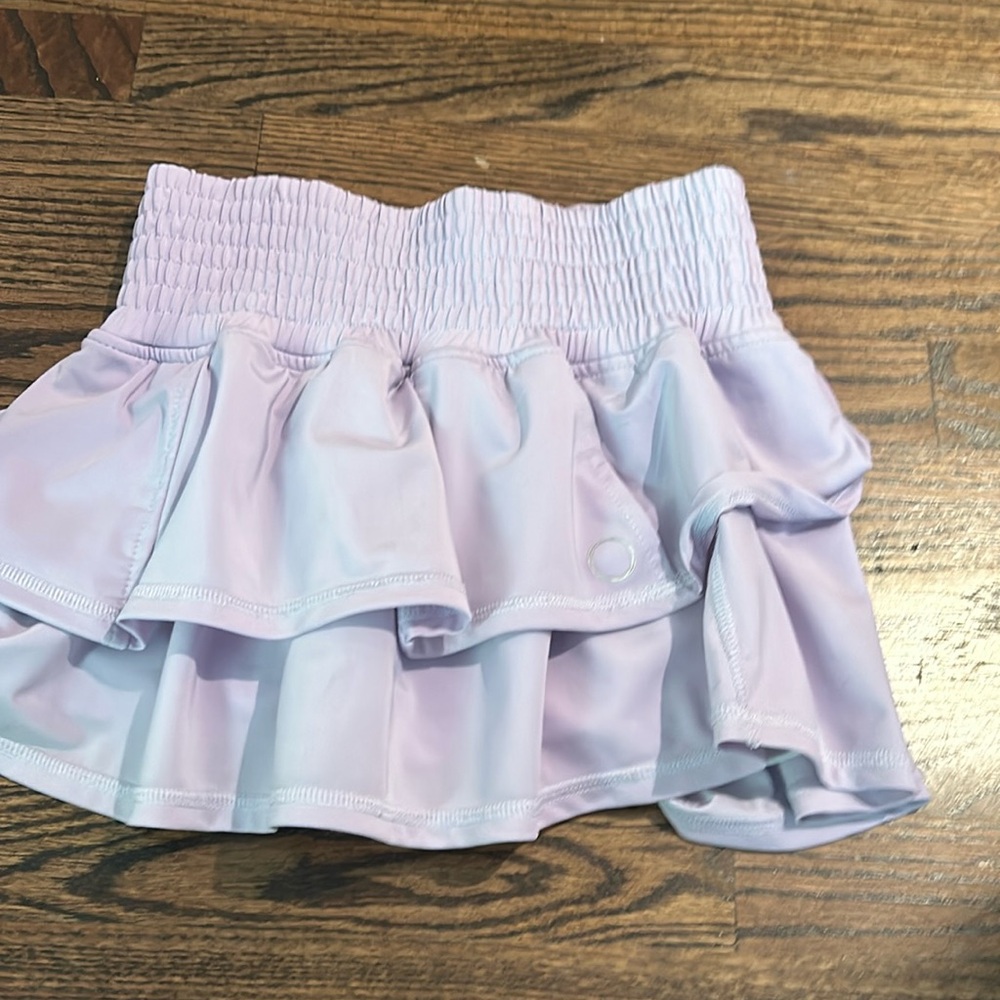 Bubble purple skirt
